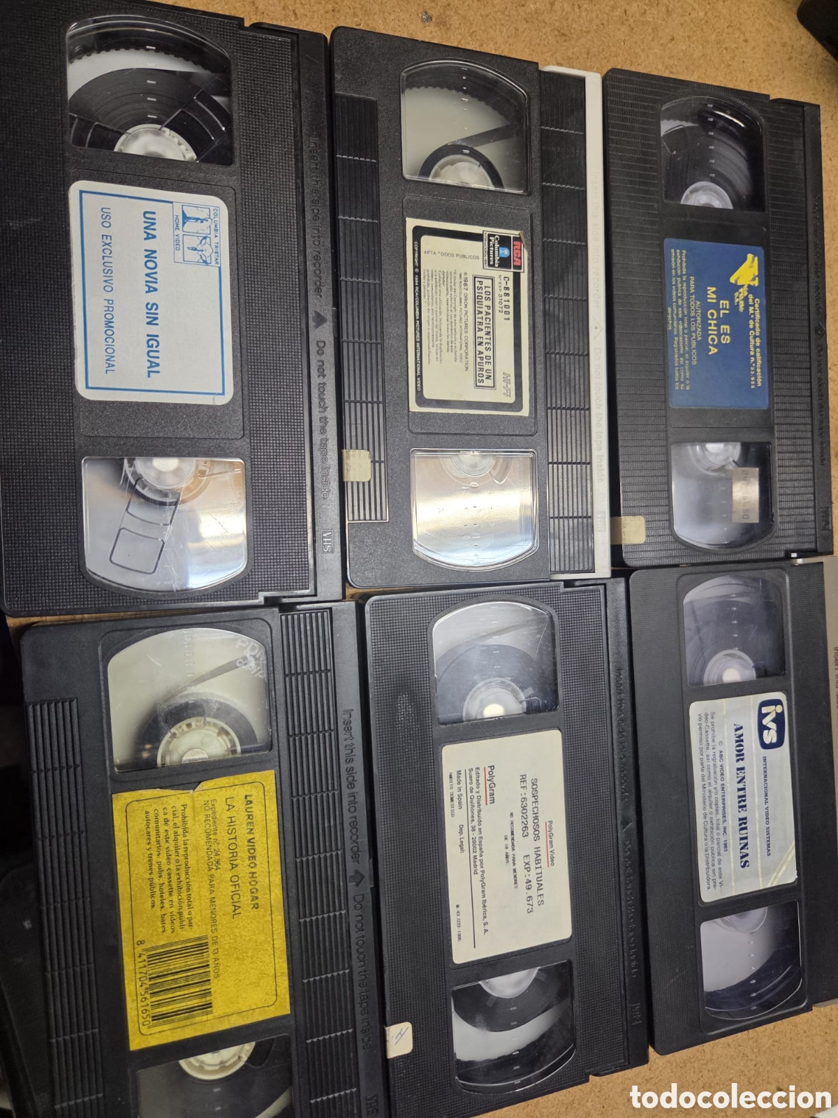 Cinema: LOTE 6 DE CINTAS VHS ORIGINALES DE VIDEOCLUB &ndash; CINE, DOCUMENTALES Y EDICIONES ANTIGUAS SIN CAJA