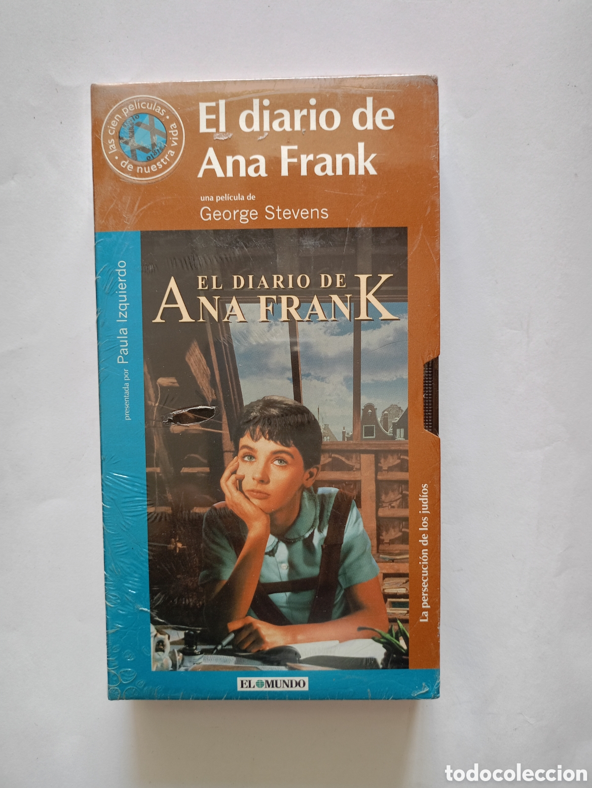 Kino: PELICULA VHS EL DIARIO DE ANA FRANK. N&ordm; 38 PERIODICO EL MUNDO. PRECINTADA SIN ESTRENAR