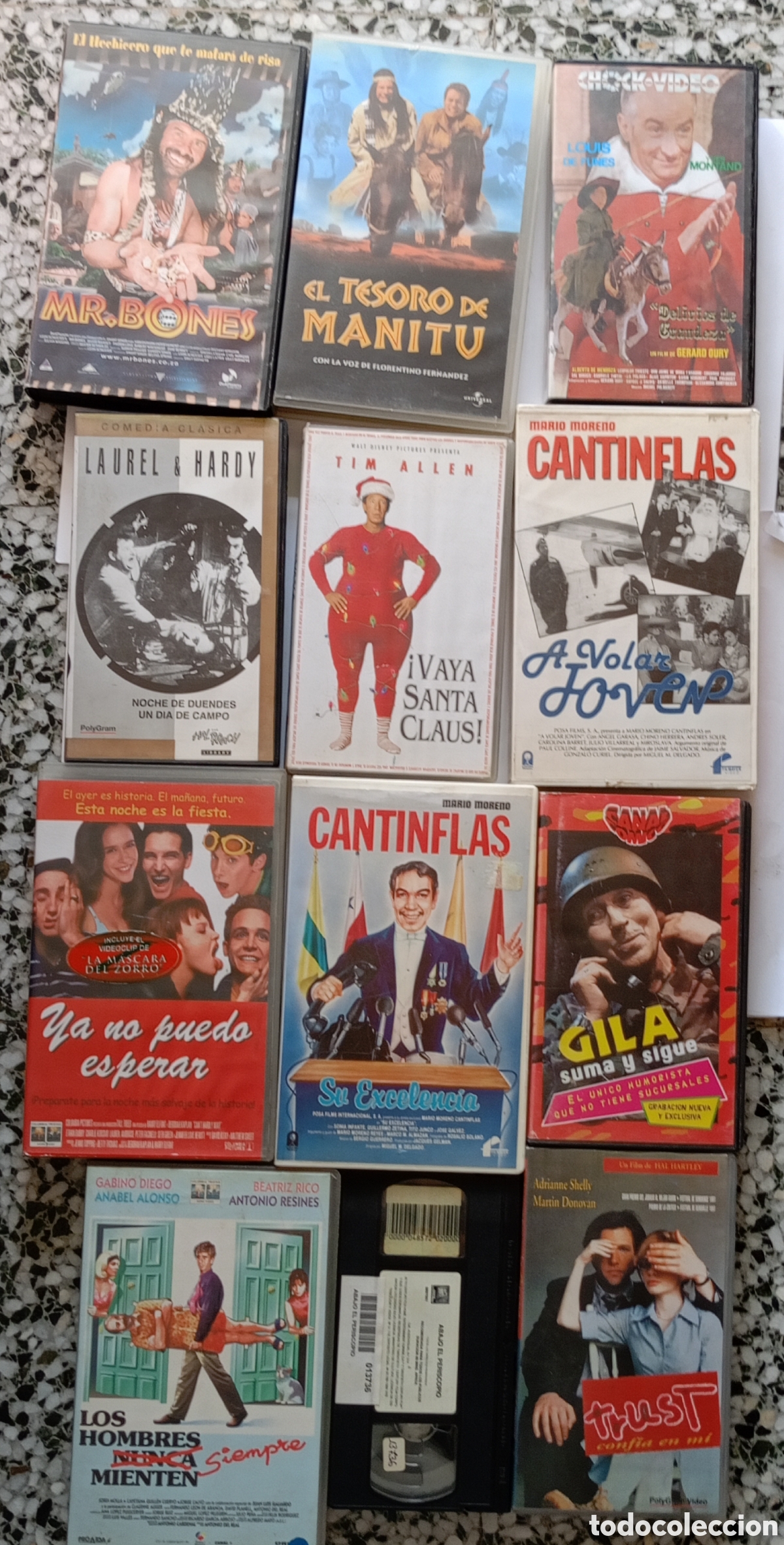 Kino: Gran lote 12 pel&iacute;culas comedia Cantinflas Gila vhs