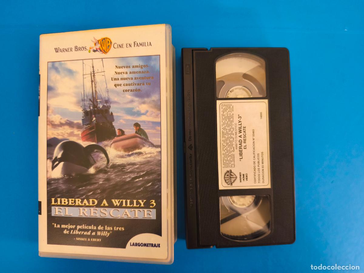 Cinema: PELICULA VHS LIBERAD A WILLY 3 EL RESCATE 1997