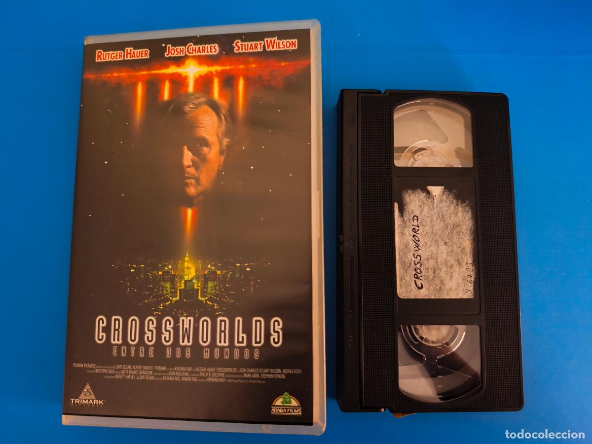 Cinema: PELICULA VHS CROSSWORLDS ENTRE DOS MUNDOS RUTGER HAUER 1997
