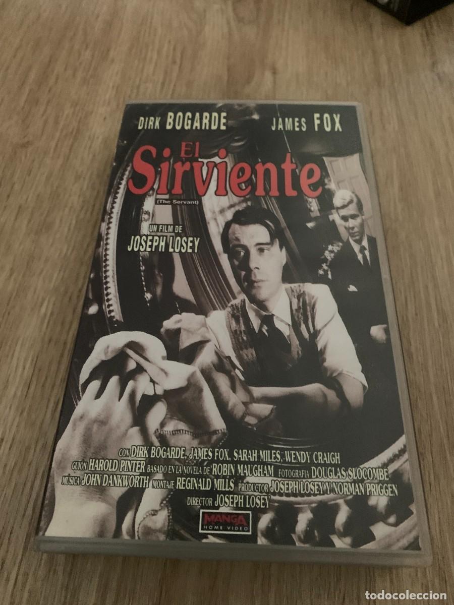 Cinema: VHS. EL SIRVIENTE. BUENA CONSERVACION. PEDIDO MINIMO 10 EUROS.
