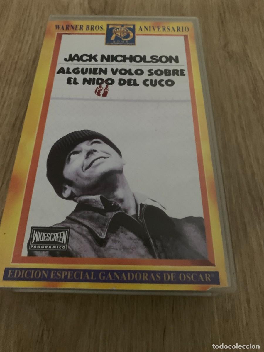 Kino: VHS. ALGUIEN VOLO SOBRE EL NIDO DEL CUCO. BUENA CONSERV. PEDIDO MINIMO 10 EUROSD.