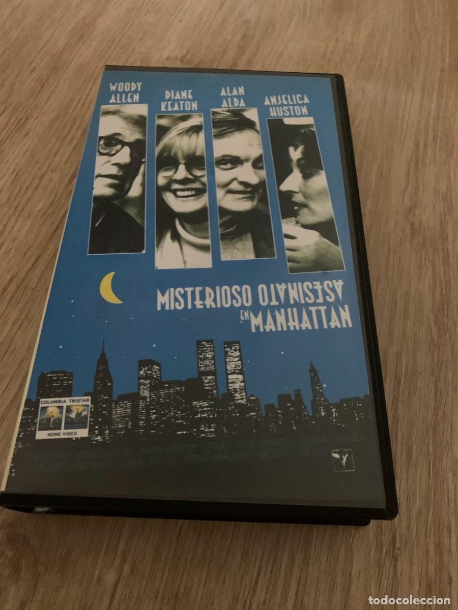 Cinema: VHS. MISTERIOSO ASESINATO EN MANHATAN. BUENA CONSERVACION. PEDIDO MINIMO 10 EUROS.