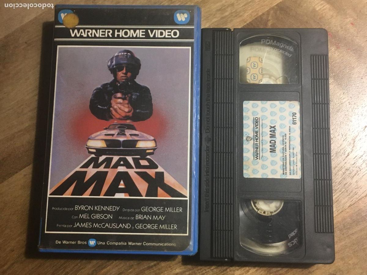 Cinema: mad max mas alla de la cupula del trueno VHS original antiguo 1984