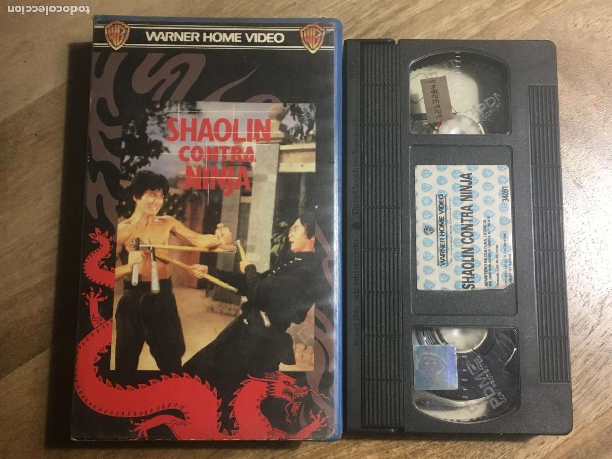 Cinema: shaolin contra ninja VHS original antiguo