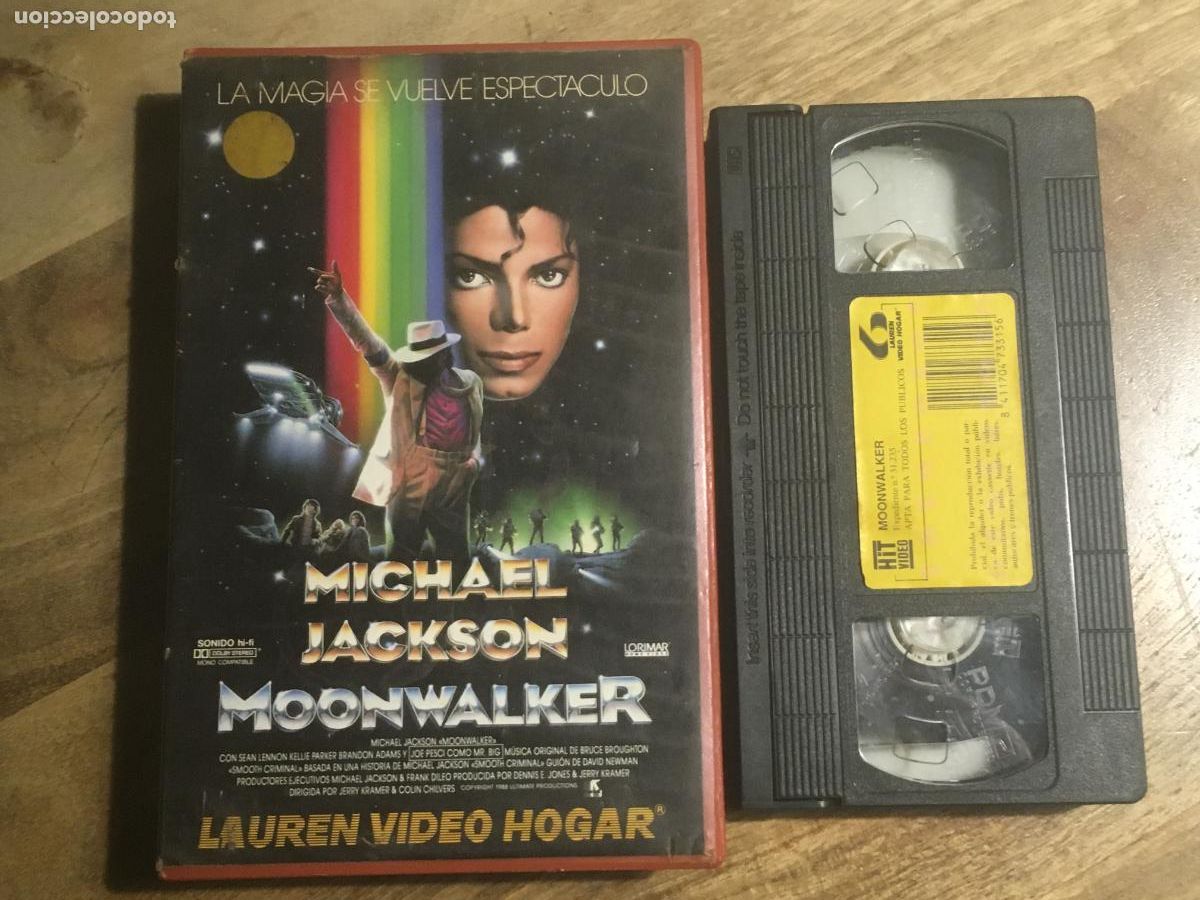 Kino: moonwalker michael jackson VHS original antiguo