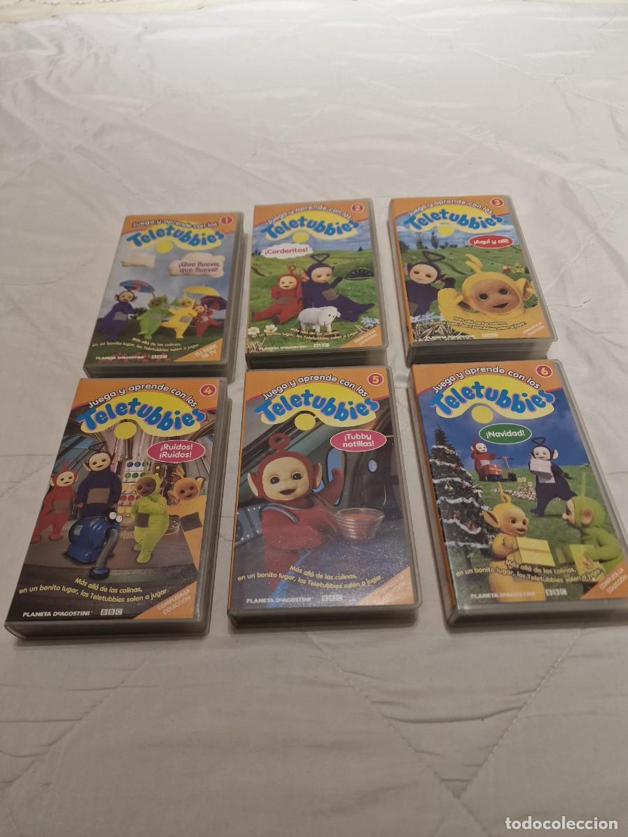 Cinema: Lote 2870. 6 Pel&iacute;culas VHS de Juega y aprende con los Teletubbies. Del 1 al 6