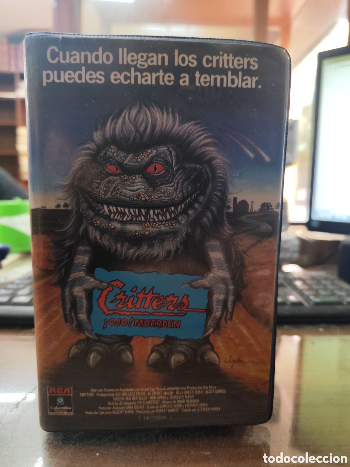 Cinema: Critters. Ojo que muerden. 1 edici&oacute;n. A&ntilde;o 1984. Rca Columbia pictures vhs. Cine terror