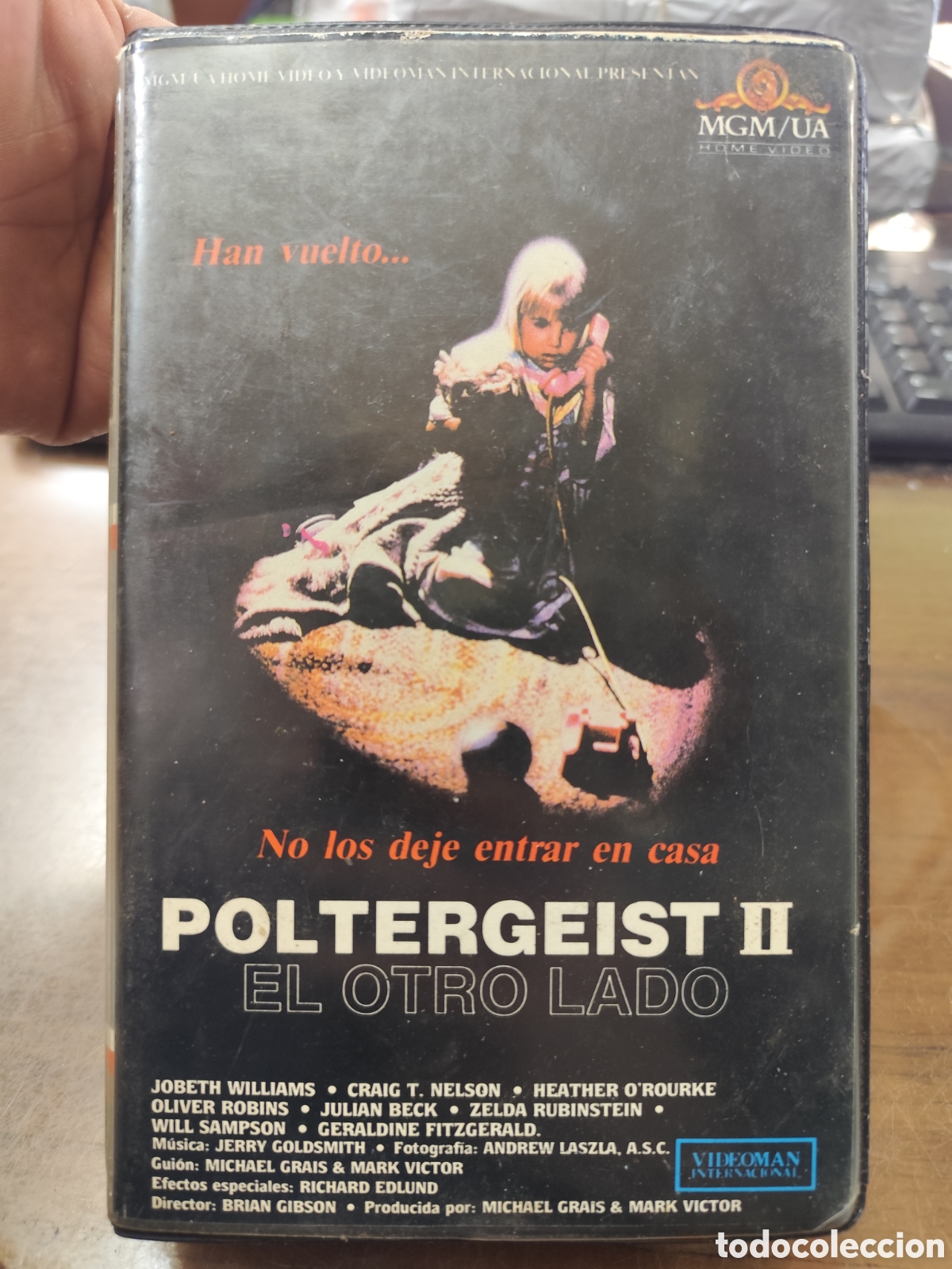Cinema: Poltergeist II. El otro lado. 1 edici&oacute;n. Videoman. Cine terror. A&ntilde;o 1987. Vhs