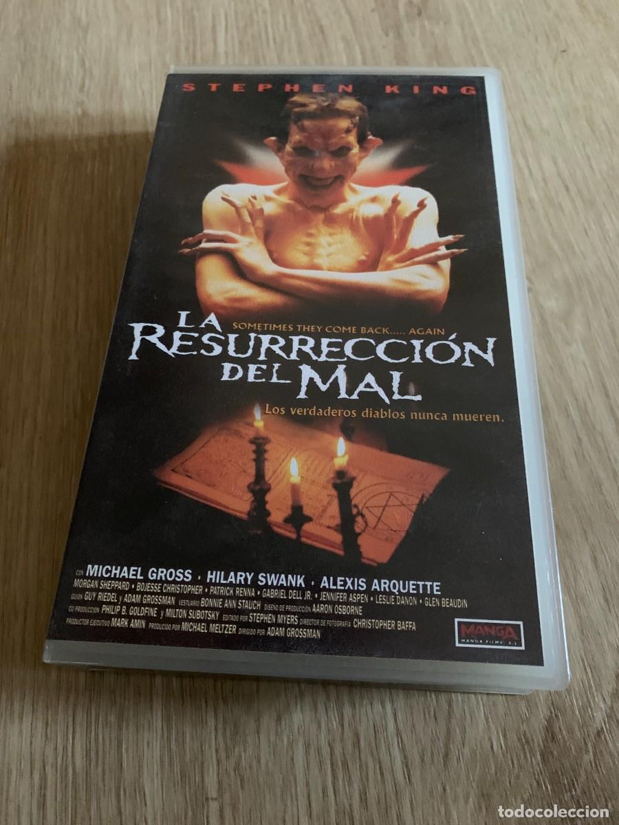 Cinema: VHS. LA RESURRECCION DEL MAL. BUENA CONSERV. PEDIDO MINIMO 10 EUROS.