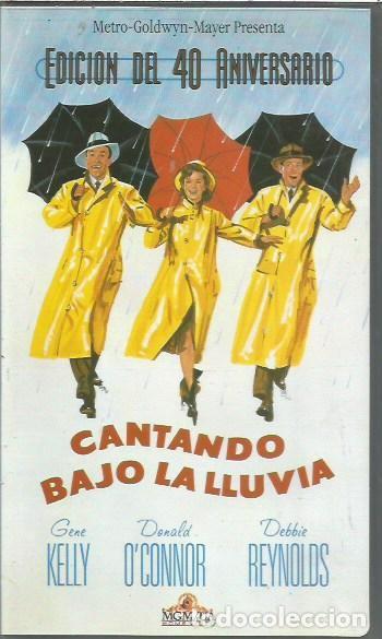 Cine: CINTA VHS EDICION DEL 40 ANIVERSARIO CANTANDO BAJO LA LLUVIA GENE KELLY DONALD O'CONNOR DEBBIE REYNO