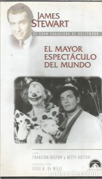 Cinema: CINTA VHS EL MAYOR ESPECTACULO DEL MUNDO JAMES STEWART