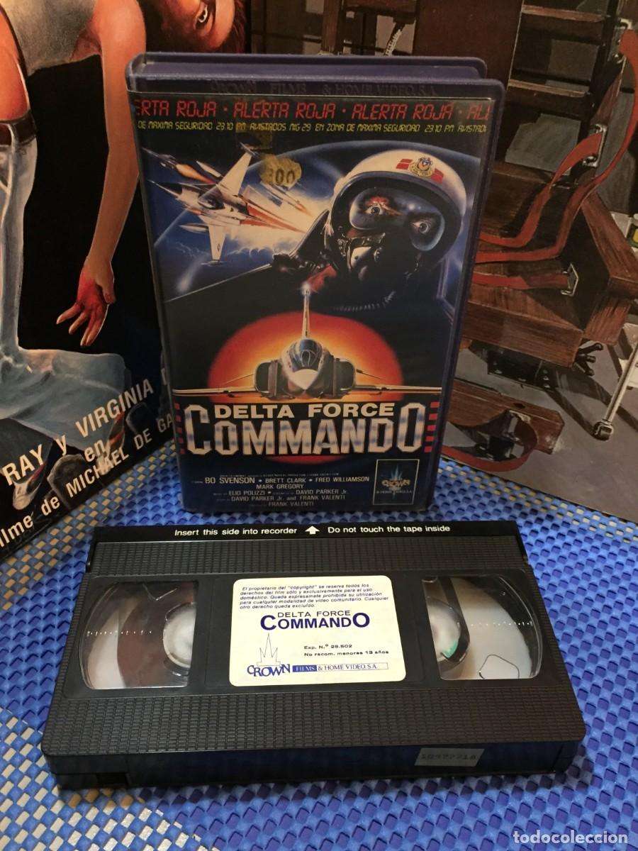 Cine: Vhs Delta force Commando - Frank Valenti - C. Peq.