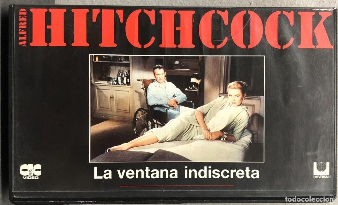 Cine: vhs-la ventana indiscreta-james stewart-grace kelly-alfred hitchcock