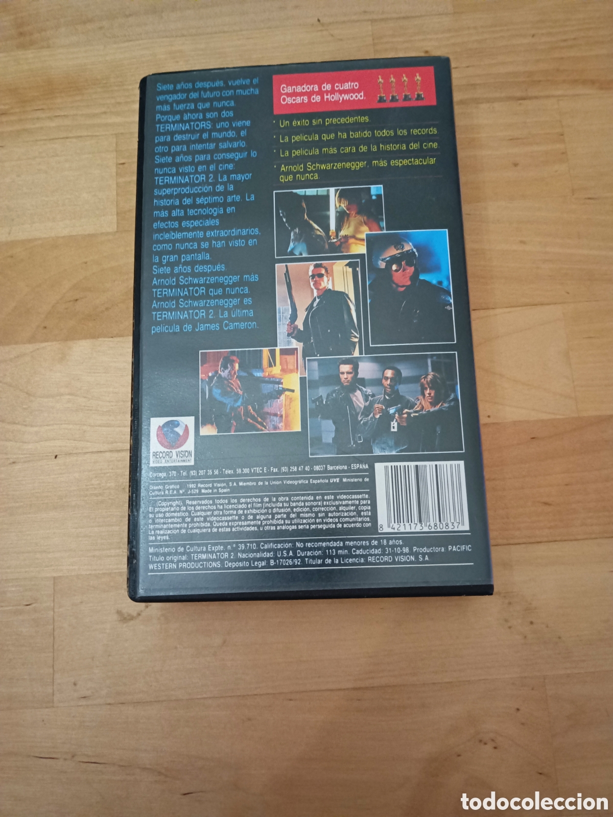 Cine: VHS TERMINATOR 2 EL JUICIO FINAL - Foto 2