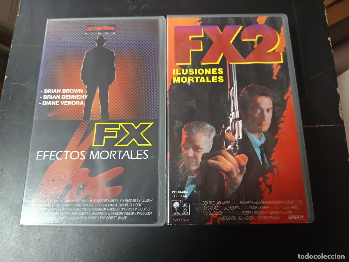 Cinema: 2 VIDEOS VHS FX EFECTOS MORTALES Y FX ILUSIONES MORTALES. 1985-1992