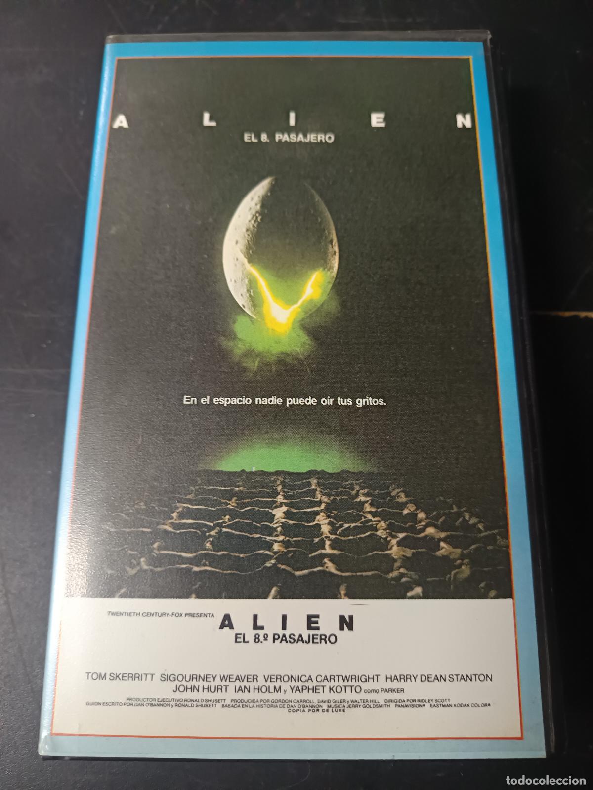 Cine: ALIEN EL 8&ordm; PASAJERO VHS 1979, SIGOURNEY WEAVER, RIDLRY SCOTT