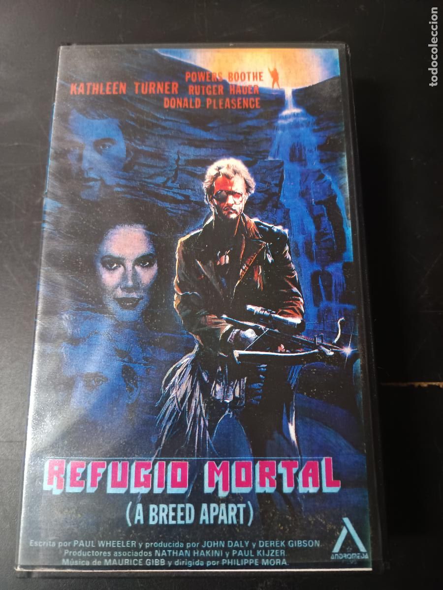 Cinema: VHS REFUGIO MORTAL, KATHLEEN TURNER, POWERS BOOTHE, 1991