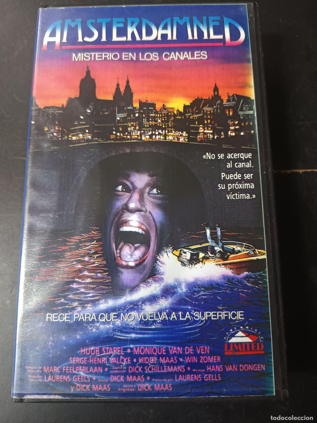 Cinema: VHS AMSTERDAMMED, MISTERIO EN LOS CANALES, HUUB STAPEL, MONIQUE VAN DE VEN, 1989