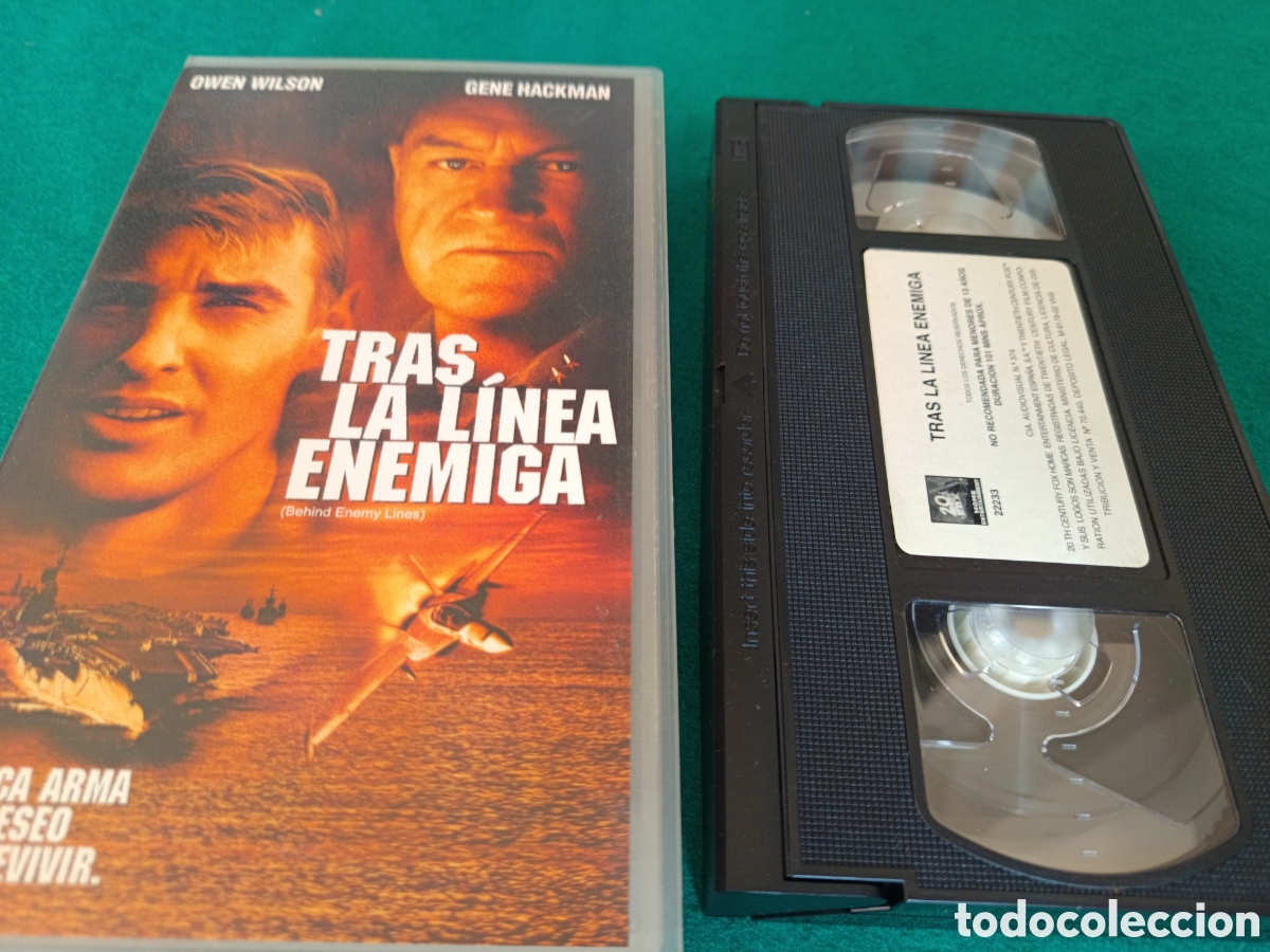 Cine: TRAS LA LINEA ENEMIGA - VHS