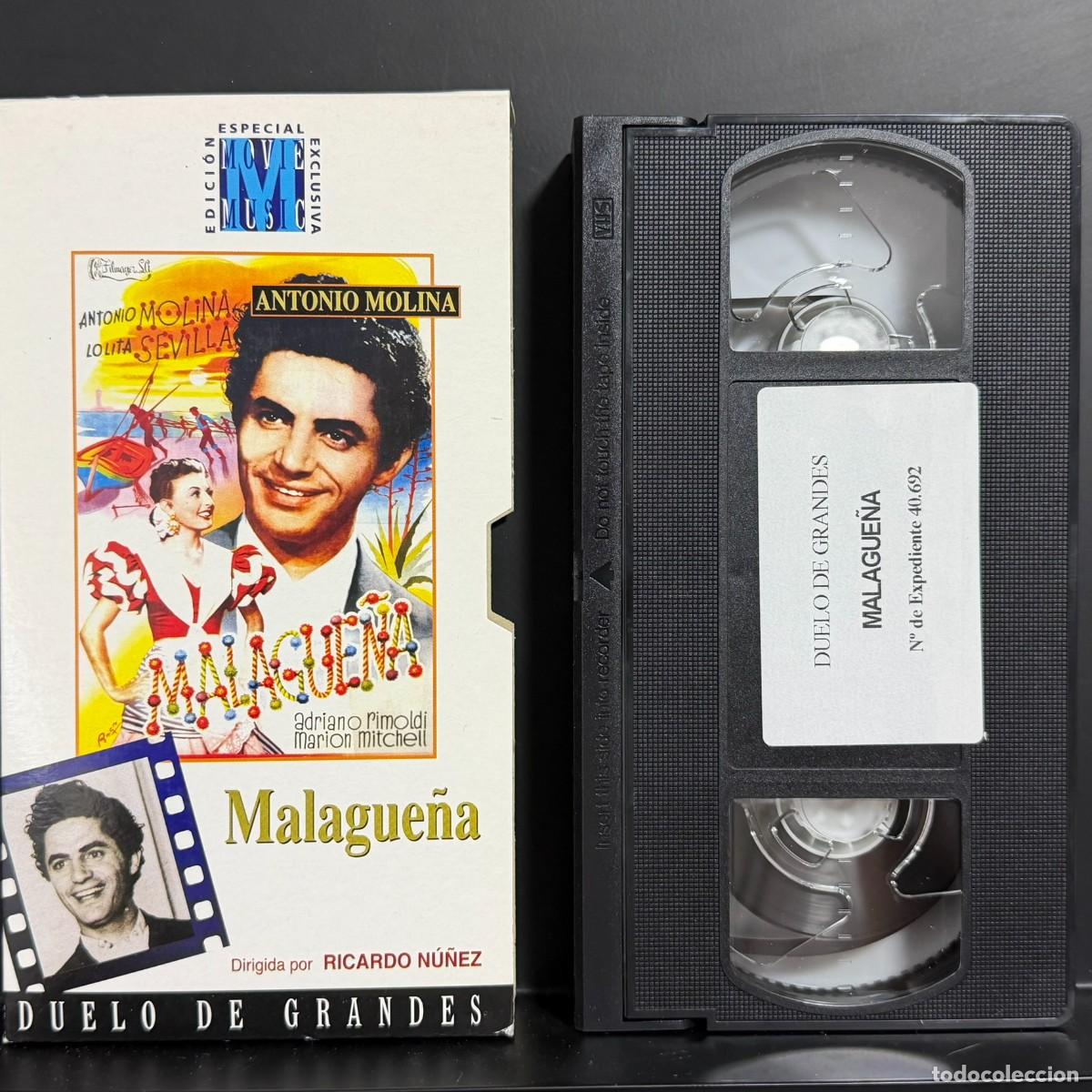 Cine: Ricardo N&uacute;&ntilde;ez ● Malague&ntilde;a ● [VHS] 1956