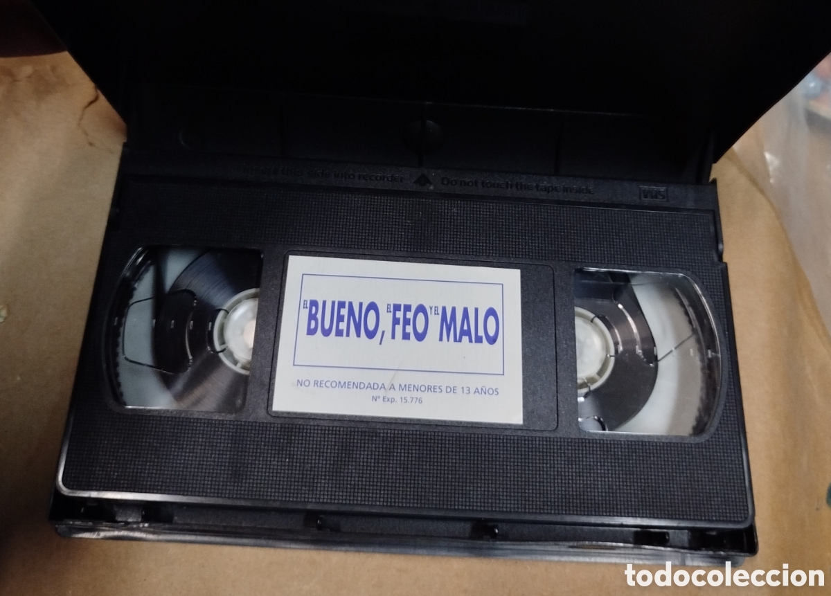 Cinema: El bueno, el feo y el malo. SOLO PELICULA. VHS