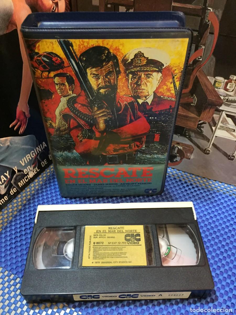 Cine: Vhs Rescate en el mar del norte - Roger Moore, James Mason, Anthony Perkins