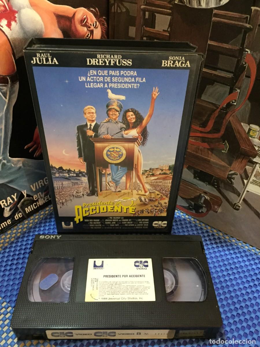 Cinema: Vhs Presidente por accidente - Sonia Braga, Raul Julia, Richard Dreyfuss