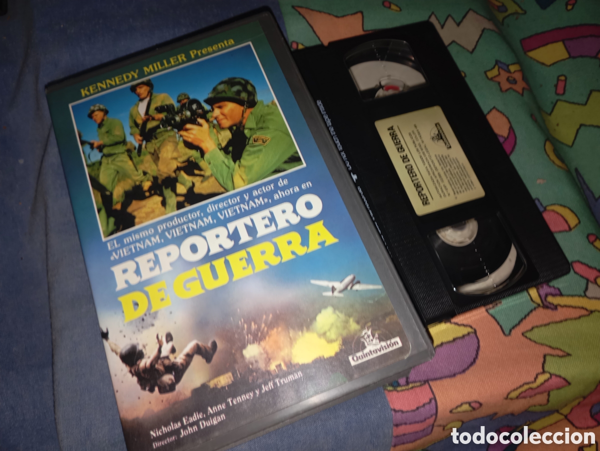 Cin&eacute;ma: Reportero de guerra- vhs- 1989 - B&eacute;lico, Biogr&aacute;fico. II Guerra Mundial. descatalogada
