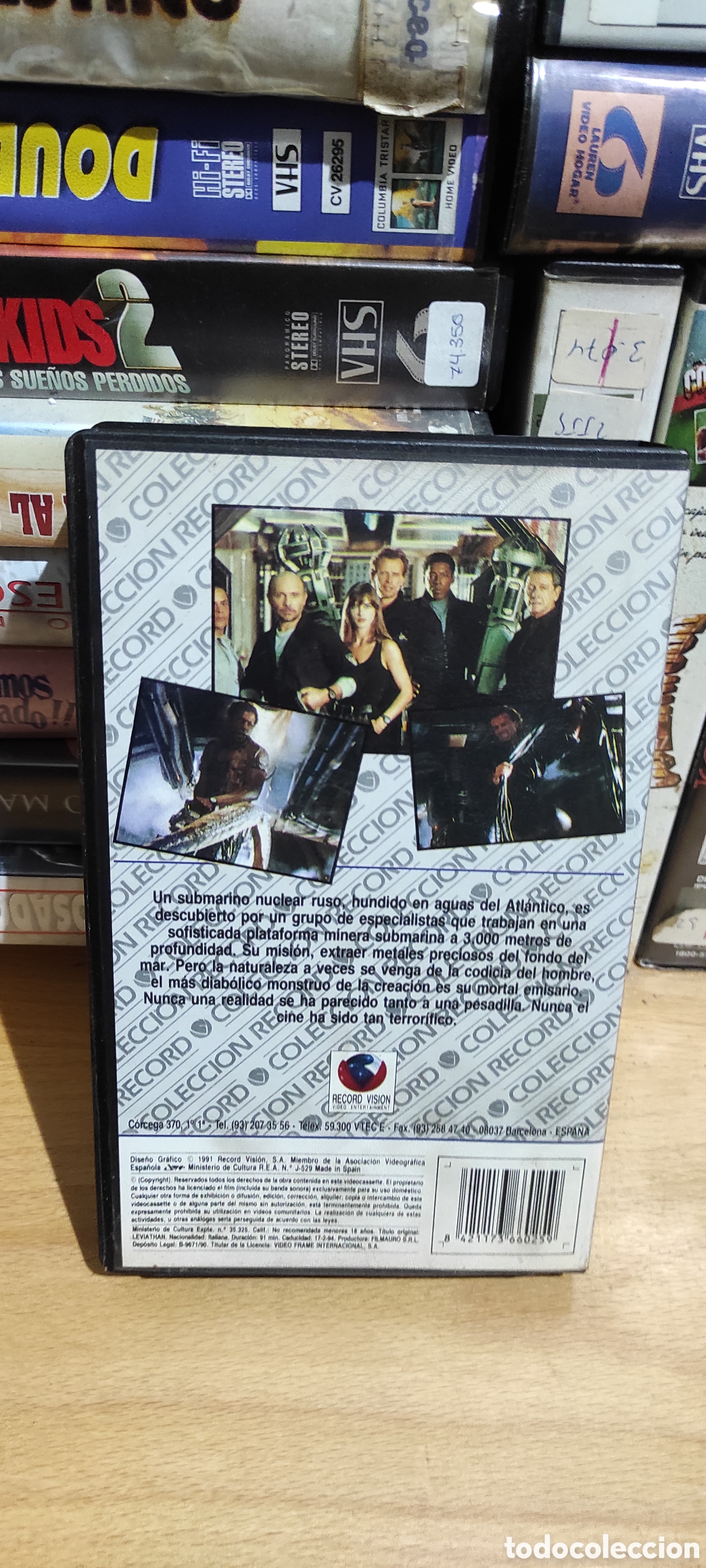 Cine: VHS RECORD VISION LEVIATHAN - Foto 2
