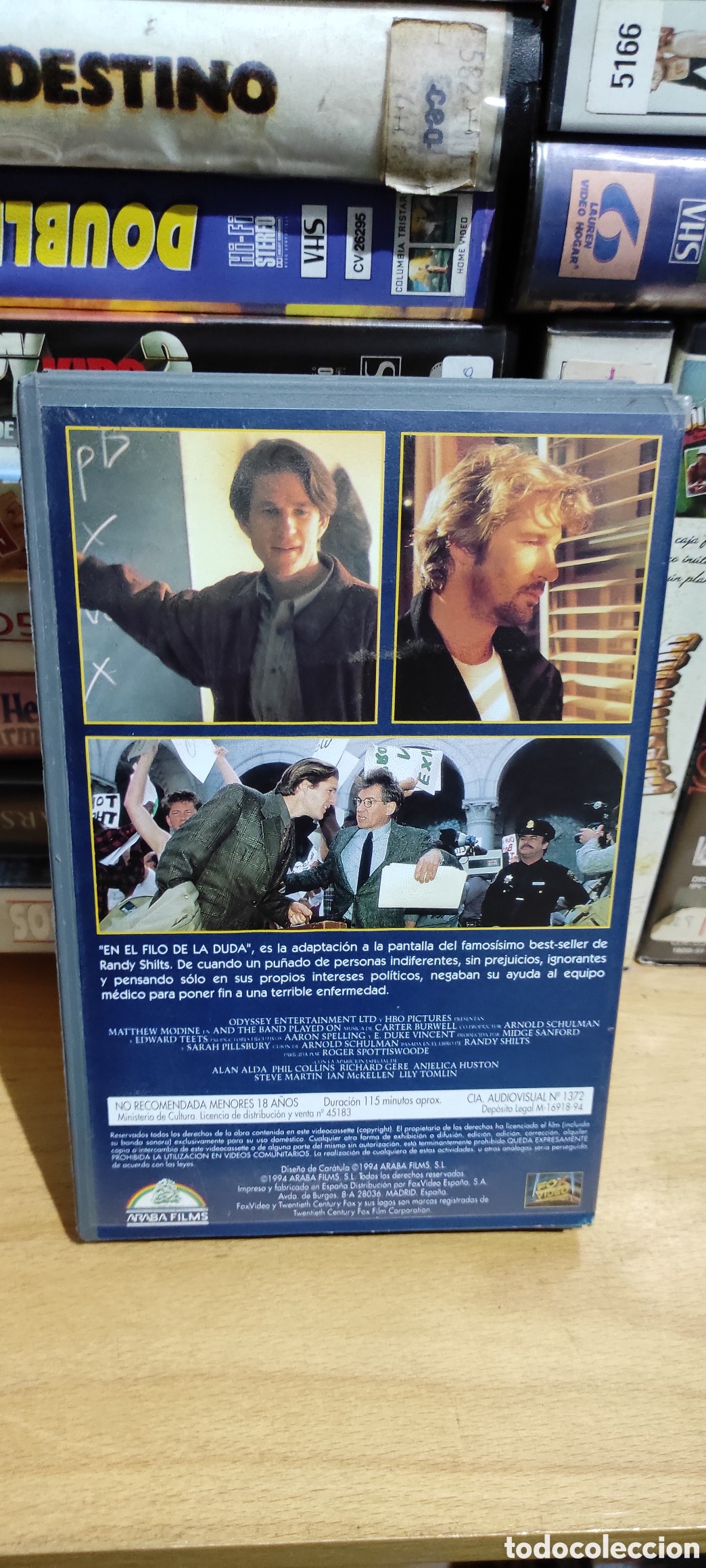 Cine: VHS VIDEO EN EL FILO DE LA DUDA - Foto 2