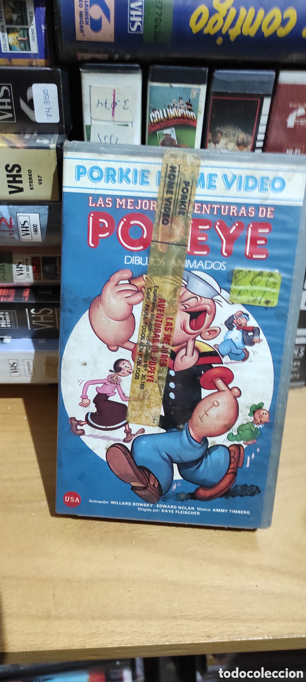 Cine: VHS LA MEJORES AVENTURAS DE POPEYE