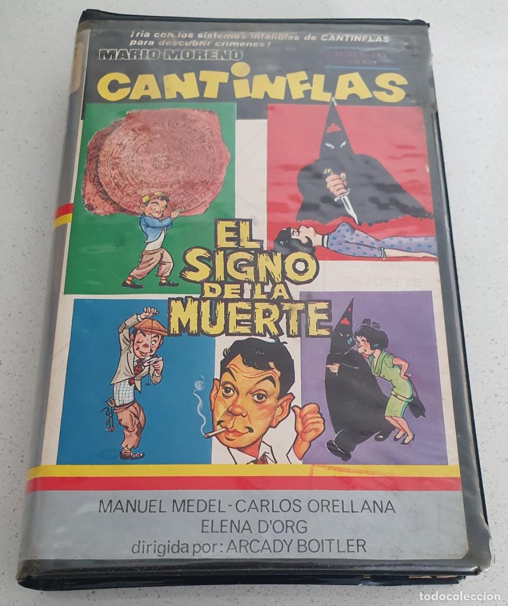 Cine: Pel&iacute;cula Vhs El Signo de la Muerte Mario Moreno Cantinflas. Metromedia Video 1984 videoclub alquiler