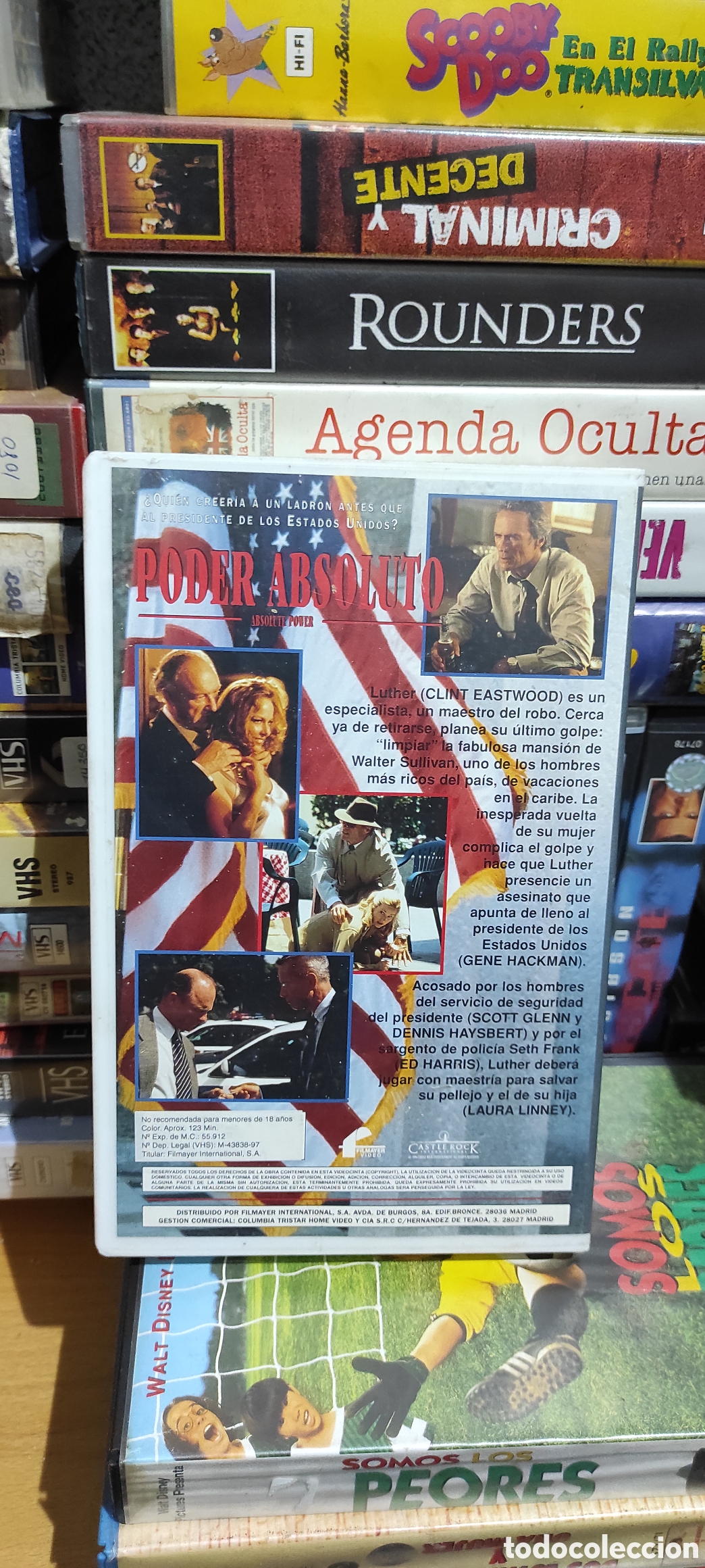 Cine: VHS VIDEO CLUB PODER ABSOLUTO - Foto 2
