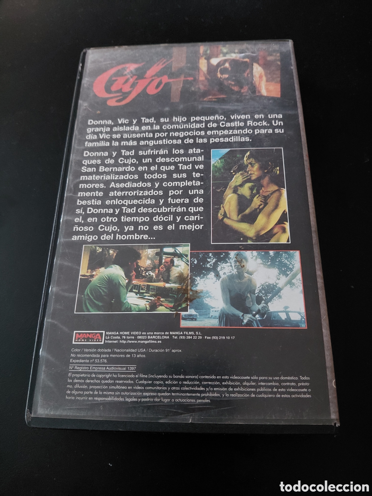 Cine: Cinta vhs Cujo stephen king - Foto 3