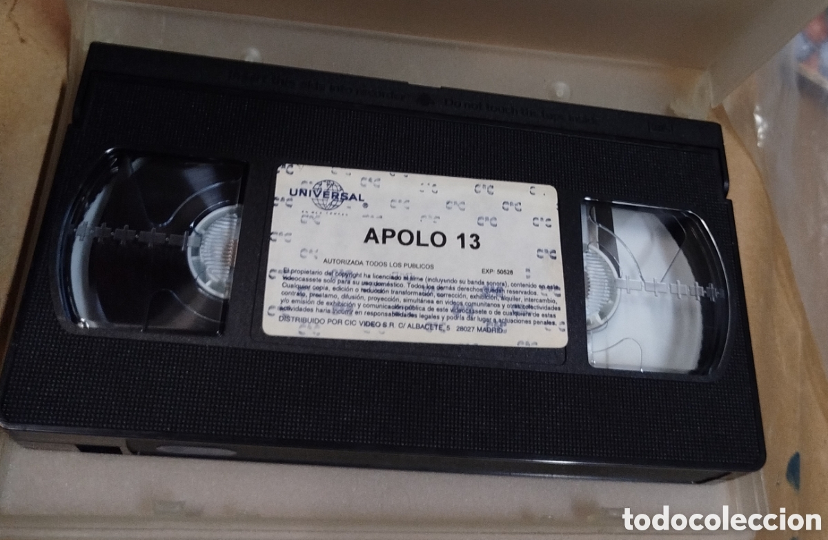 Cine: Apolo 13. SOLO PELICULA. VHS