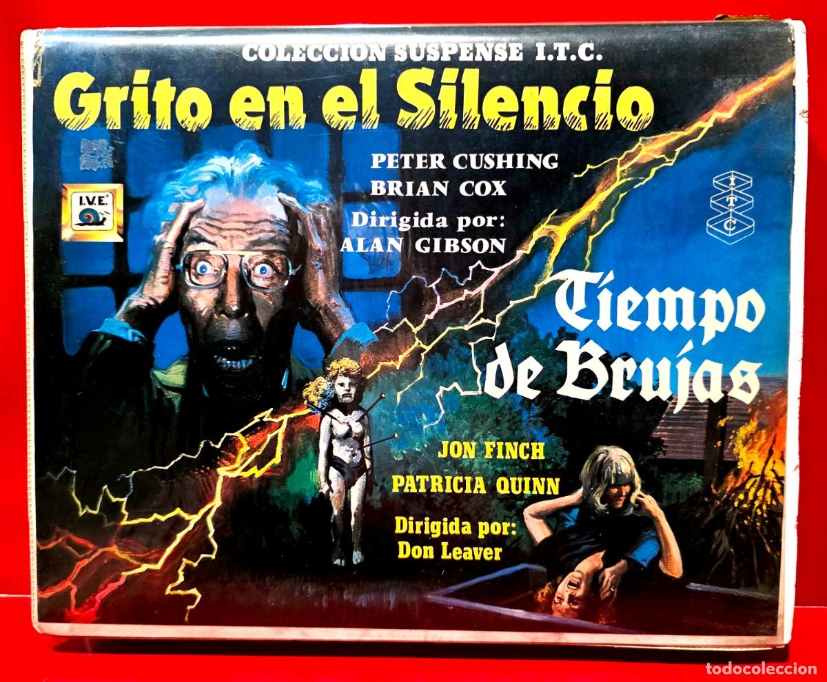 Cine: GRITO EN EL SILENCIO + TIEMPO DE BRUJAS - RAREZA IVE ESTUCHE DOBLE