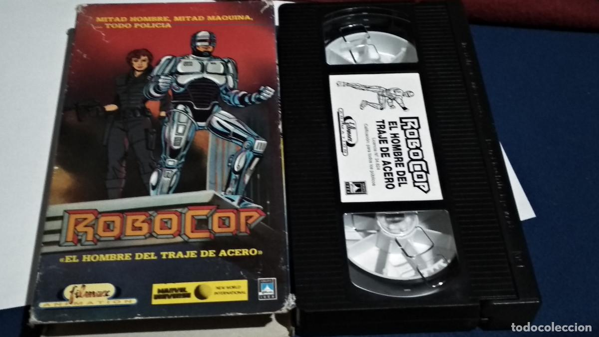 Cin&eacute;ma: VHS - ROBOCOP N&ordm; 2 EL HOMBRE DEL TRAJE DE ACERO - MITAD HOMBRE, MITAD MAQUINA,...TODO POLICIA
