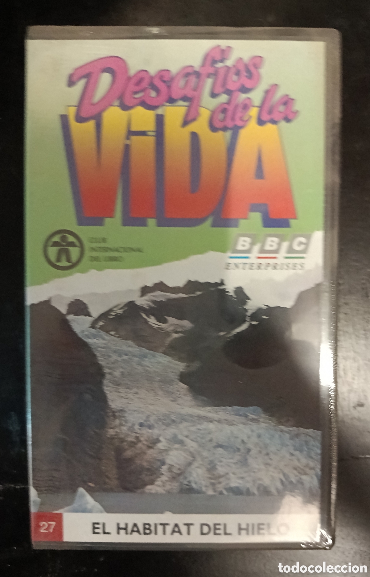 Cin&eacute;ma: VHS Desafios de la vida: El habitat del hielo con Richard Attenborough BBC , precintado