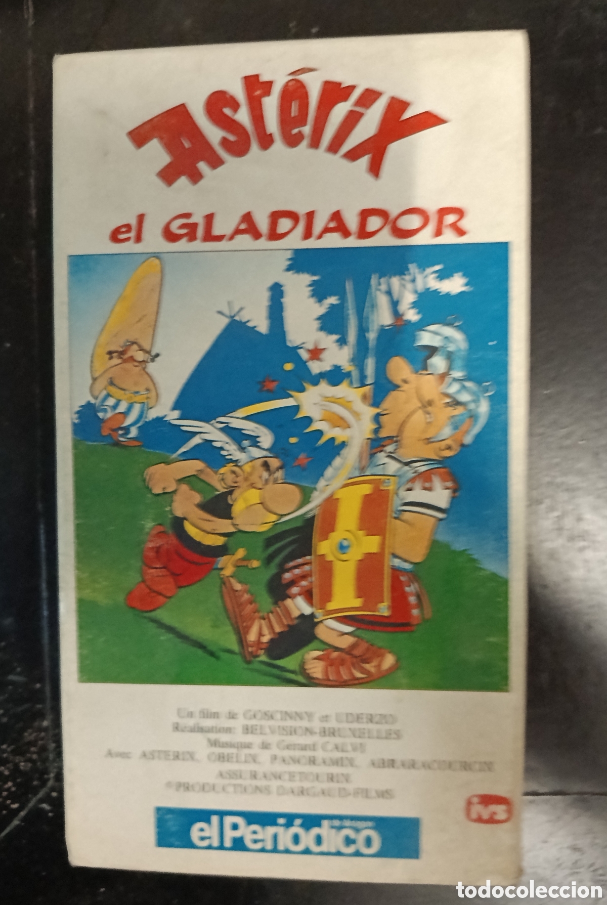 Cin&eacute;ma: VHS Asterix el gladiador editado por El periodico de Arag&oacute;n
