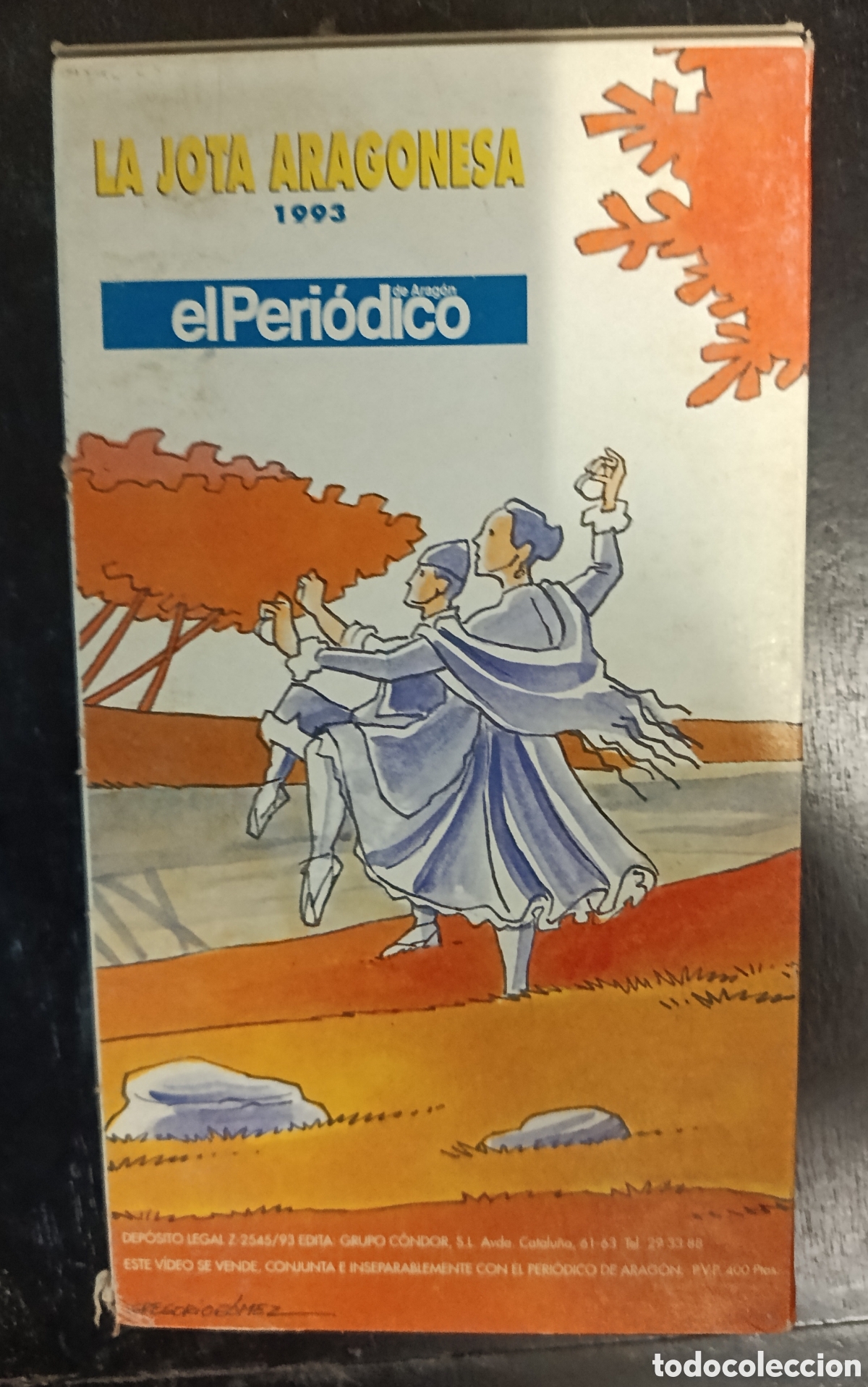 Cin&eacute;ma: VHS La jota aragonesa 1993 editado por El periodico de Arag&oacute;n