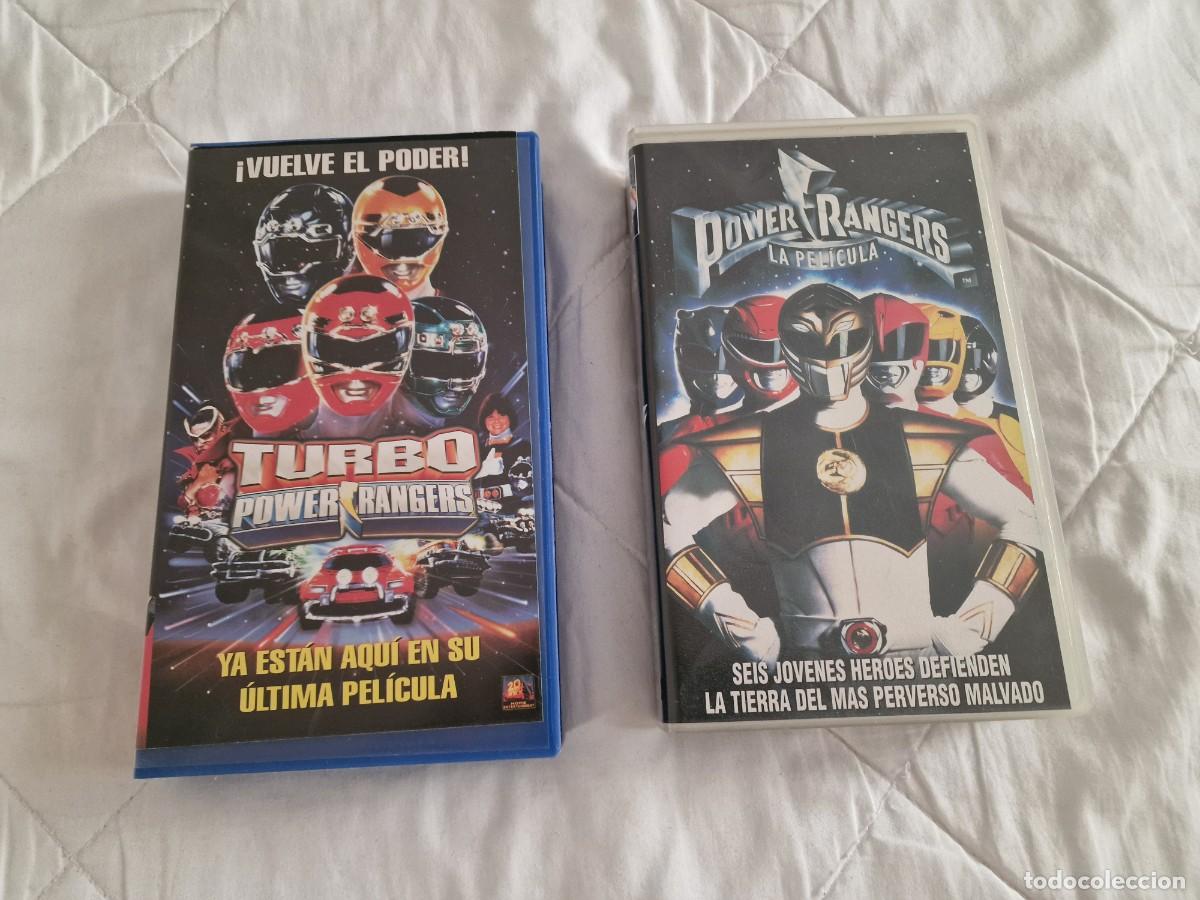 Cine: Lote 2880. 2 Pel&iacute;culas VHS de los Power Rangers (Turbo Power Rangers y La Pel&iacute;cula)