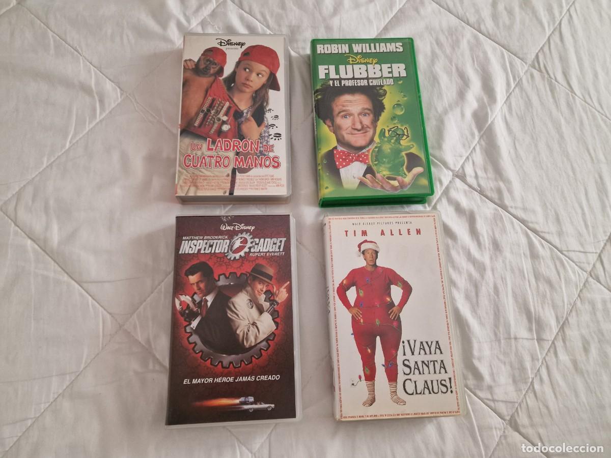 Cine: Lote 2884. 4 Pel&iacute;culas VHS de Disney. Ver relacion
