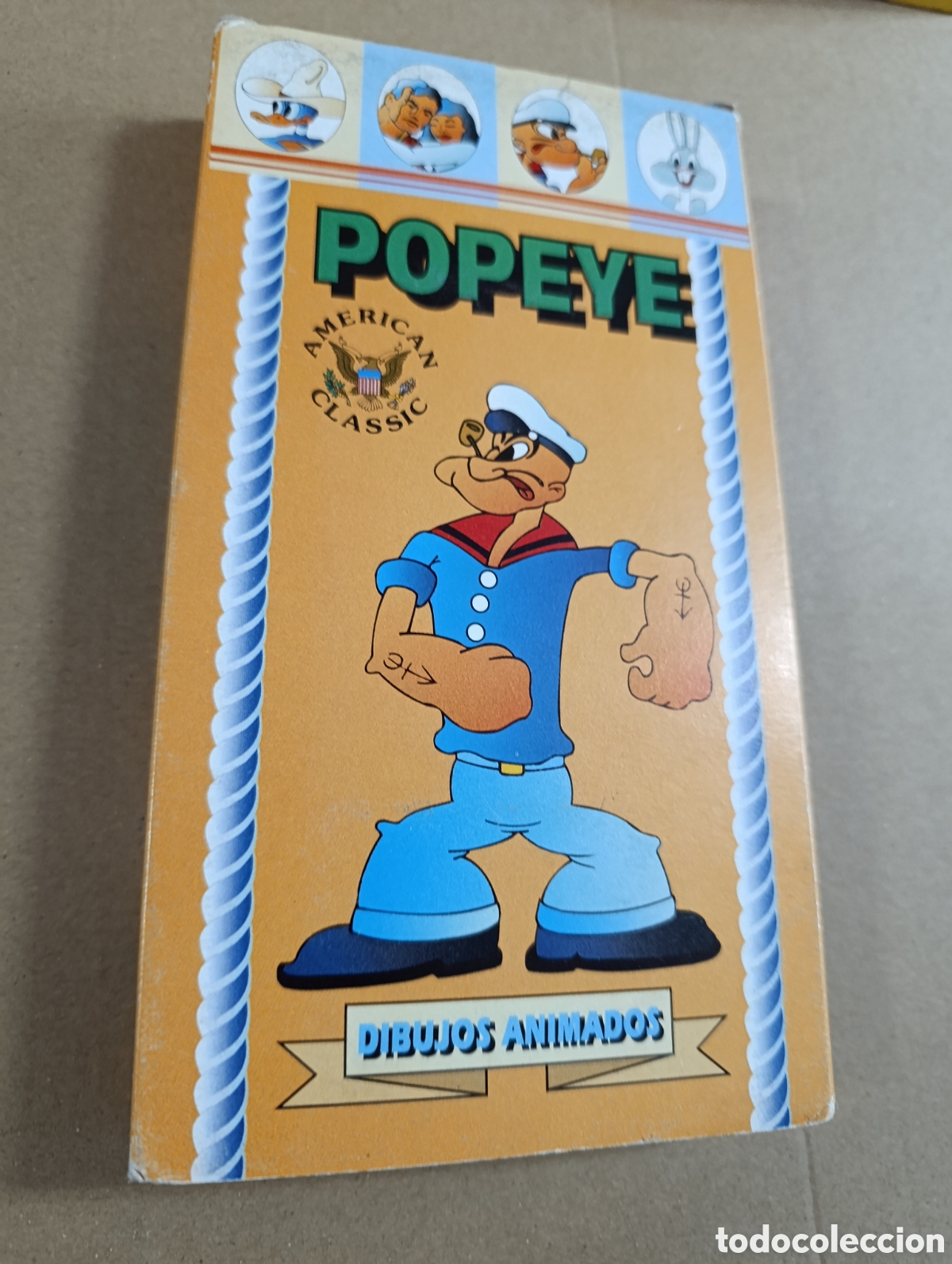 Cine: Popeye. Dibujos animados. VHS.