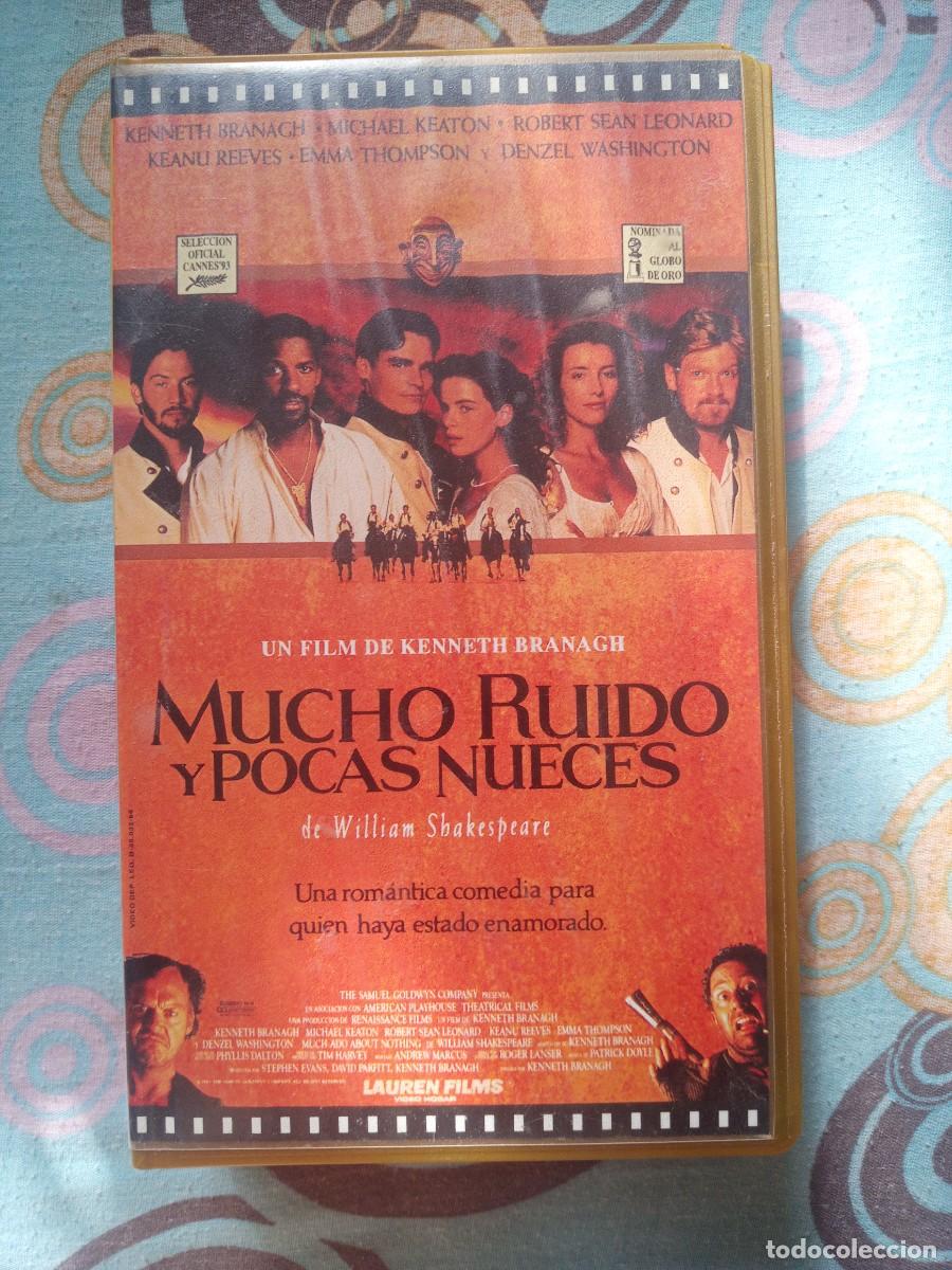 Cine: Cinta de v&iacute;deo VHS original, pel&iacute;cula Mucho ruido y pocas nueces, de William Shakespeare.