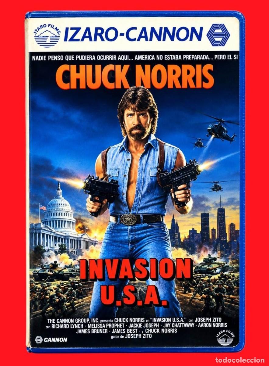 Cine: INVASION USA U.S.A - CHUCK NORRIS - 1&ordf; EDIC IZARO CANNON
