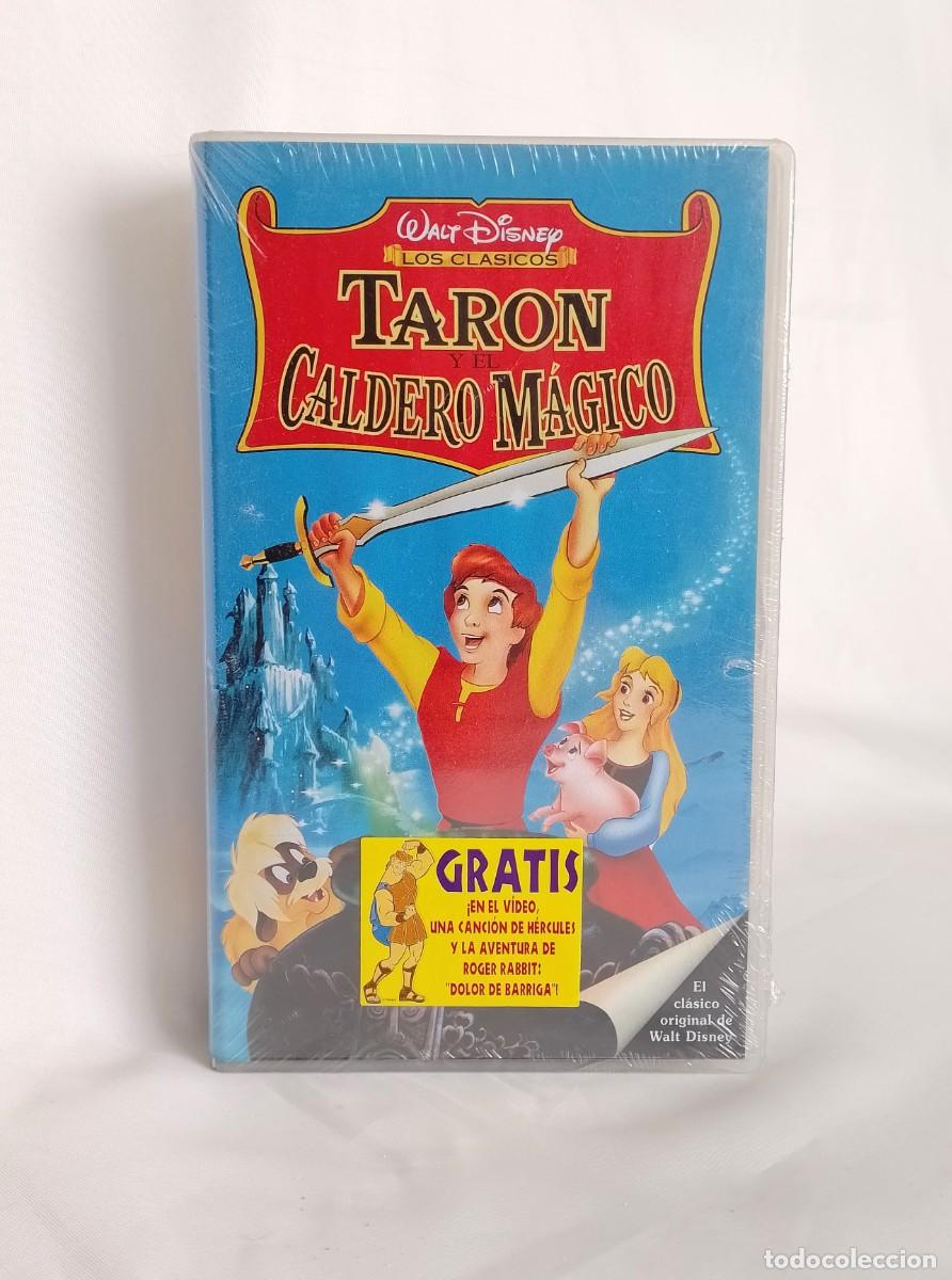 Cine: VHS DISNEY &rdquo;TAR&Oacute;N Y EL CALDERO M&Aacute;GICO&rdquo;. PRECINTADA. 1998