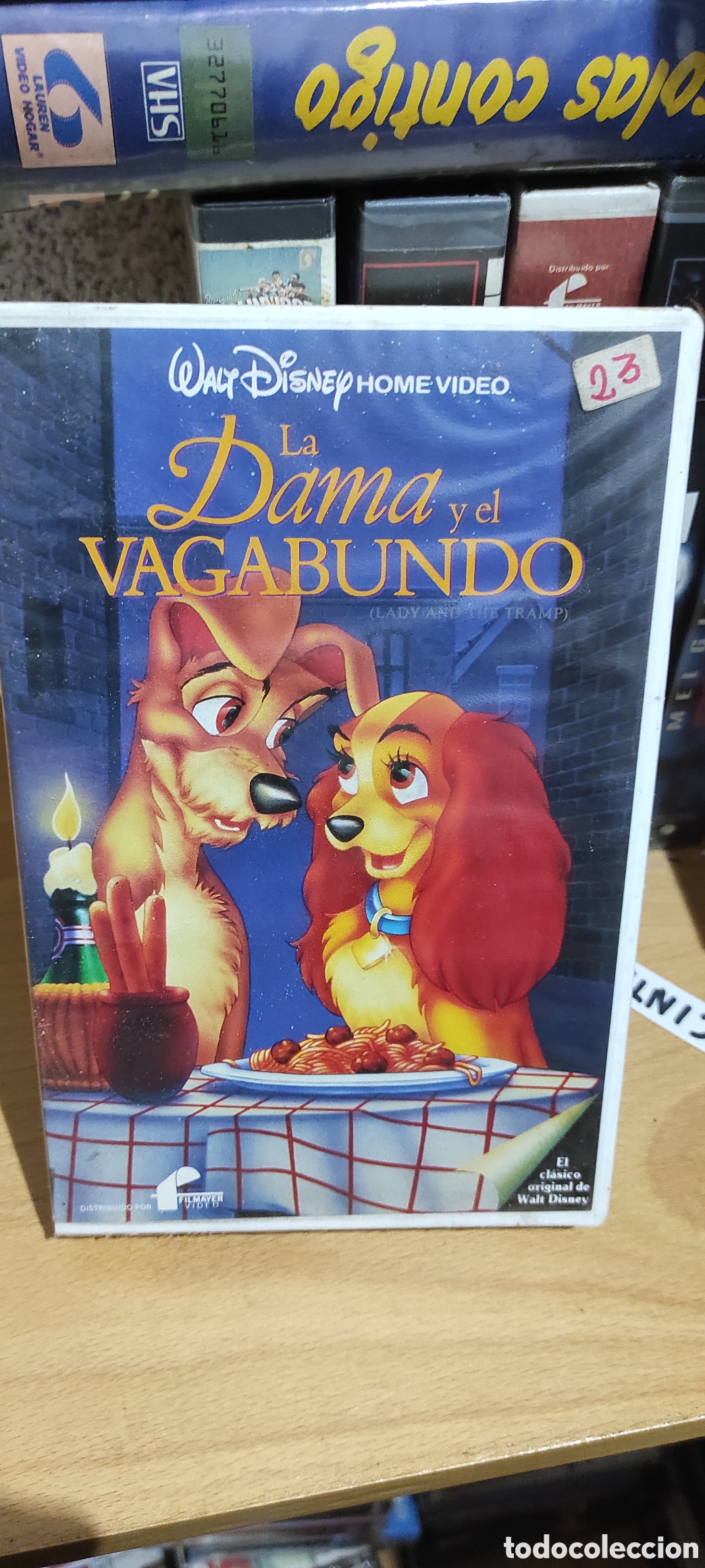 Cine: SOLO CARATULA Y ESTUCHE LA DAMA Y EL VAGABUNDO