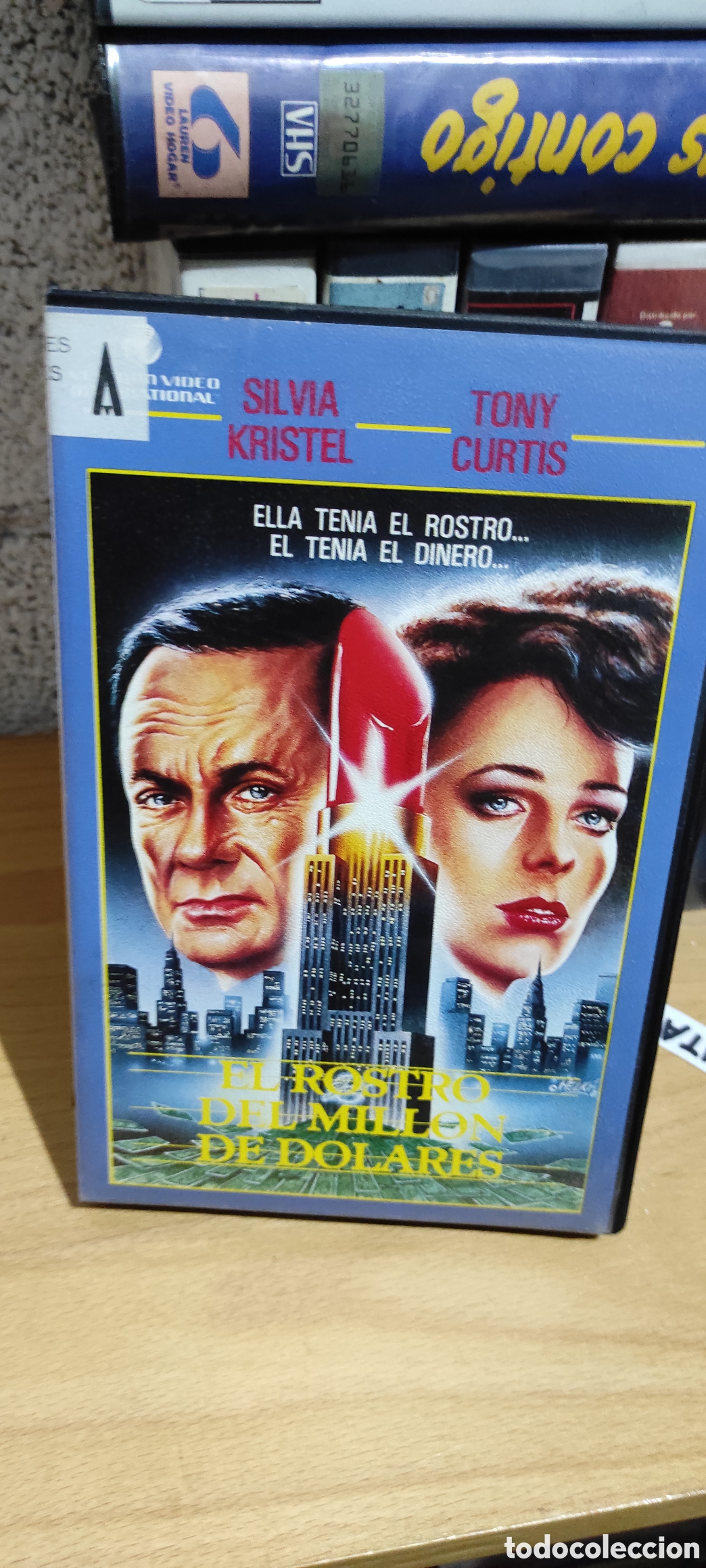 Cine: VHS VIDEO CLUB RL ROSTRO DEL MILLON DE DOLARES